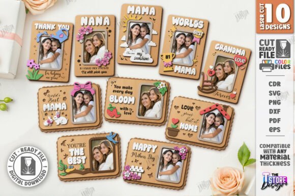 Mothers Day Photo Frames Laser 144933145 Creativo Digital